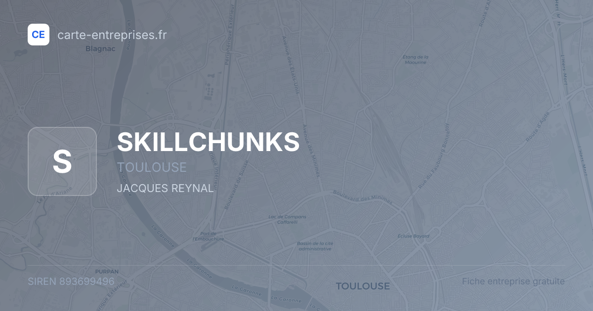 SKILLCHUNKS — 893699496 — fiche entreprise