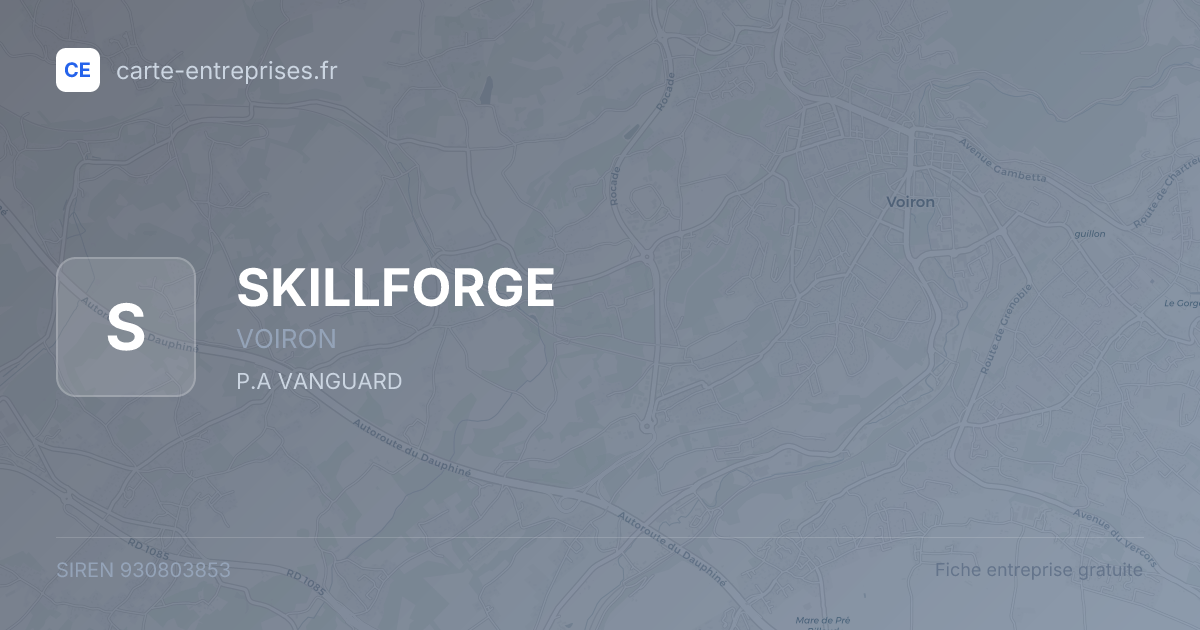 SKILLFORGE — 930803853 — fiche entreprise