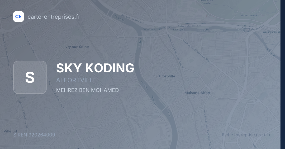 SKY KODING — 920264009 — fiche entreprise
