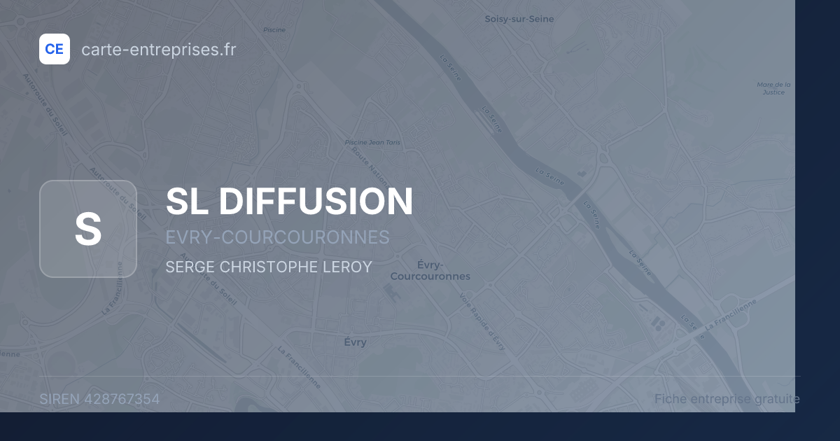 SL DIFFUSION — 428767354 — fiche entreprise