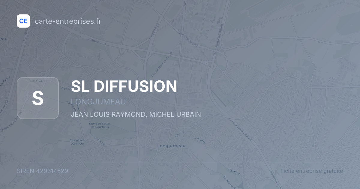 SL DIFFUSION — 429314529 — fiche entreprise