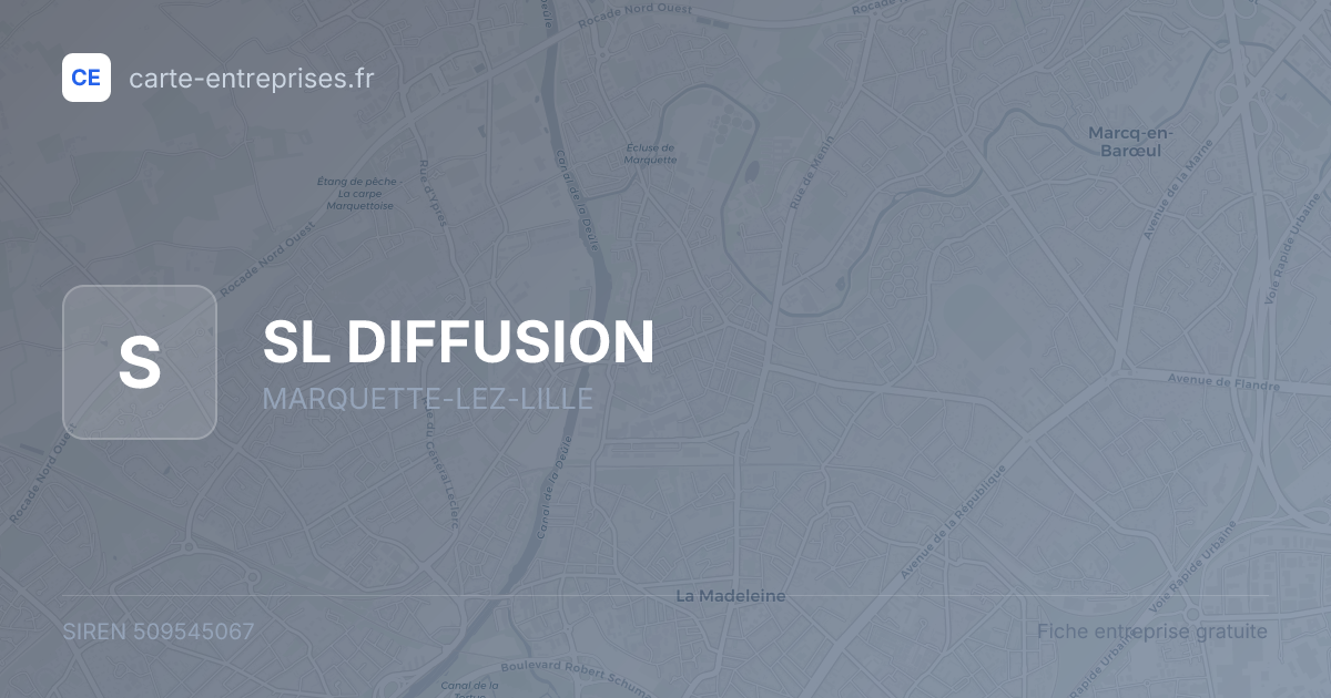 SL DIFFUSION — 509545067 — fiche entreprise