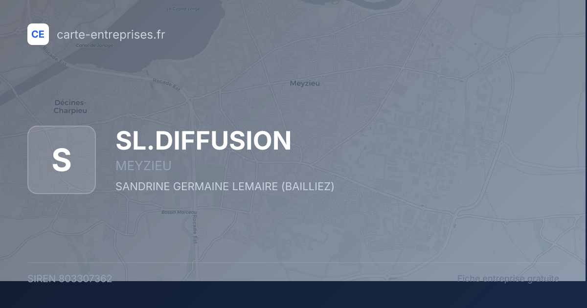 SL.DIFFUSION — 803307362 — fiche entreprise