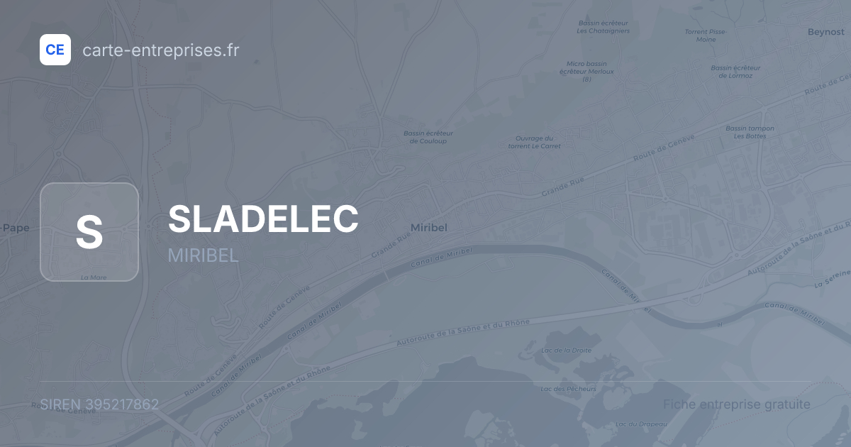 SLADELEC — 395217862 — fiche entreprise