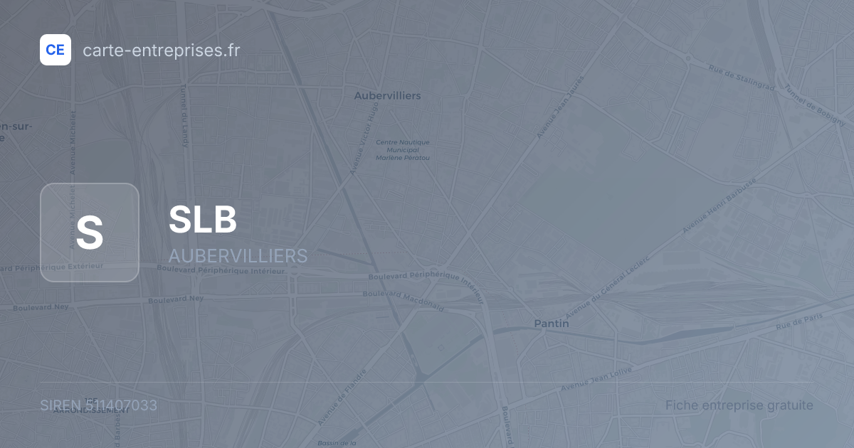 SLB — 511407033 — fiche entreprise