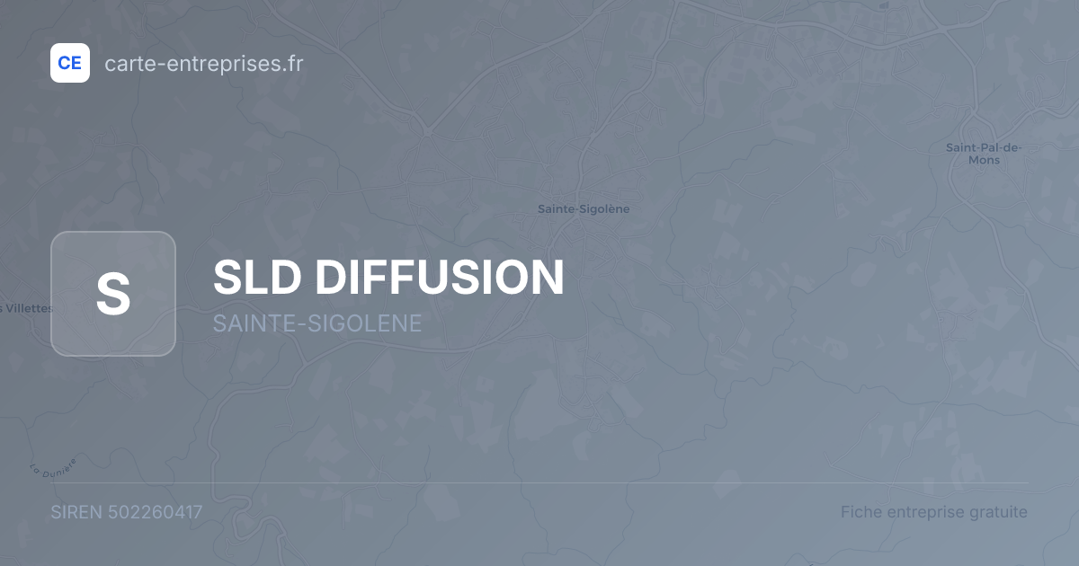 SLD DIFFUSION — 502260417 — fiche entreprise