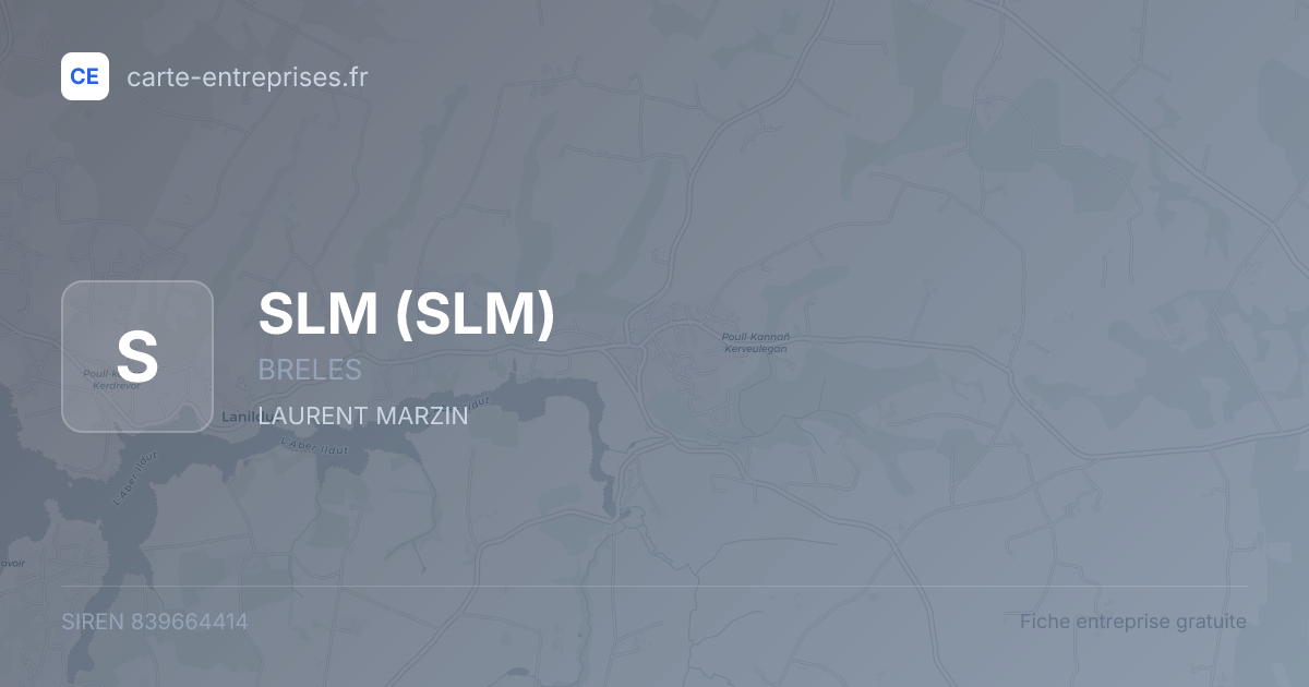 SLM (SLM) — 839664414 — fiche entreprise