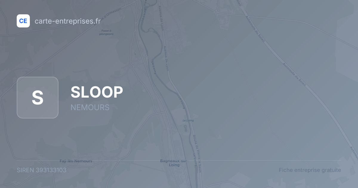 SLOOP — 393133103 — fiche entreprise