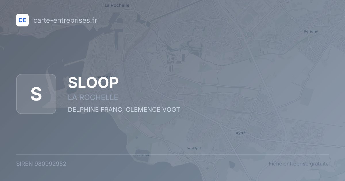 SLOOP — 980992952 — fiche entreprise
