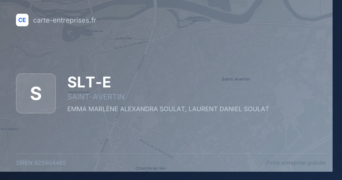 SLT-E — 925404485 — fiche entreprise