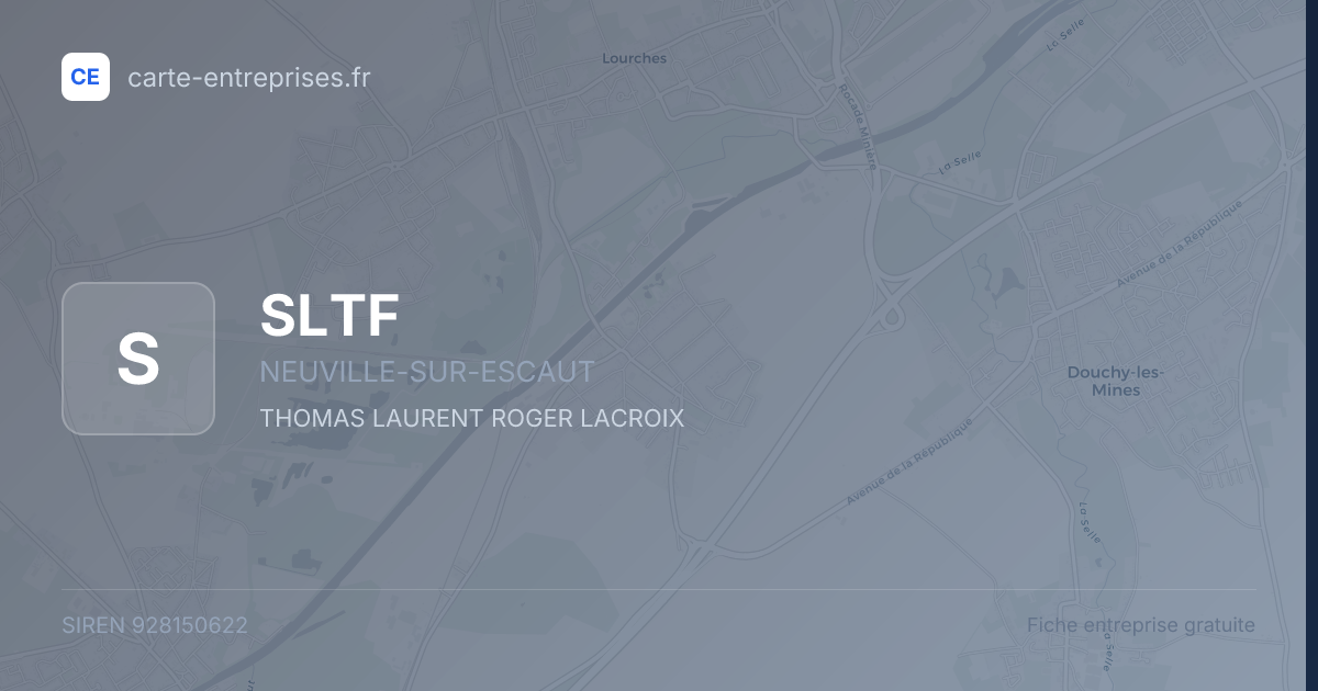 SLTF — 928150622 — fiche entreprise