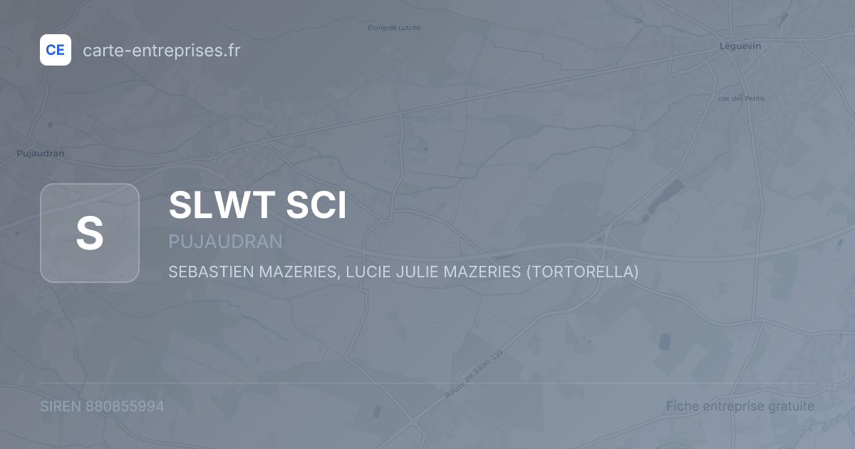 SLWT SCI — 880855994 — fiche entreprise