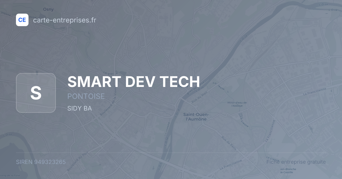 SMART DEV TECH — 949323265 — fiche entreprise