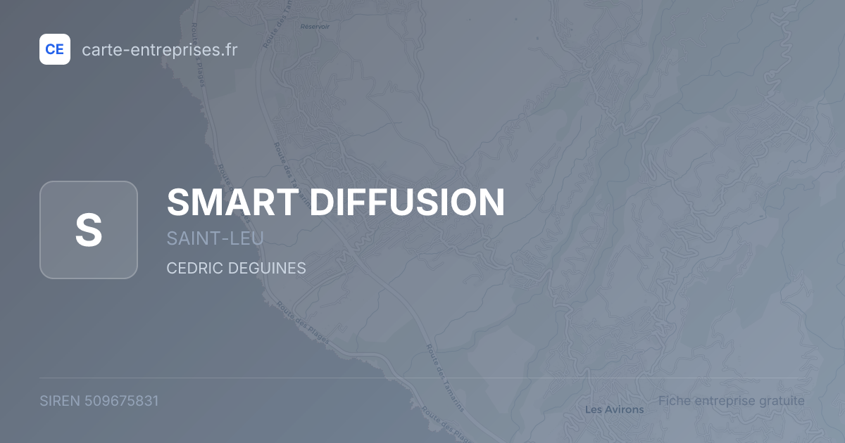 SMART DIFFUSION — 509675831 — fiche entreprise