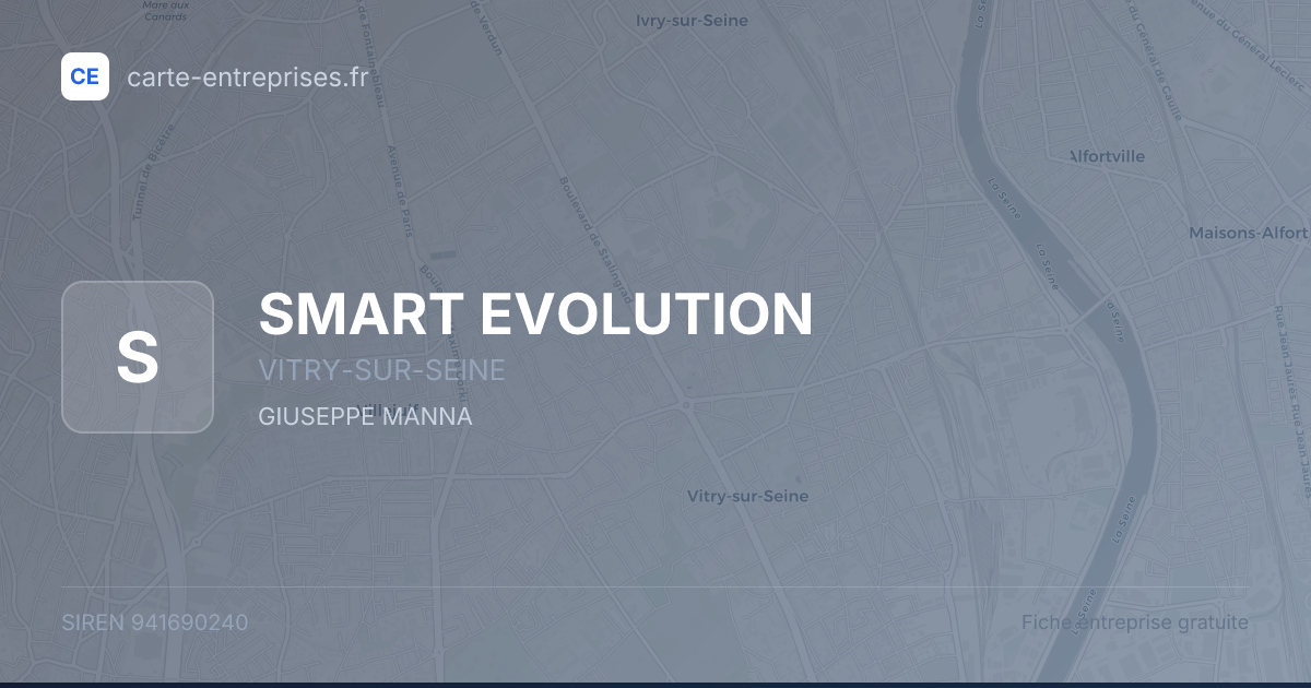 SMART EVOLUTION — 941690240 — fiche entreprise