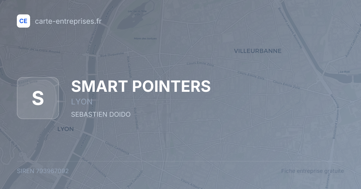 SMART POINTERS — 793967092 — fiche entreprise