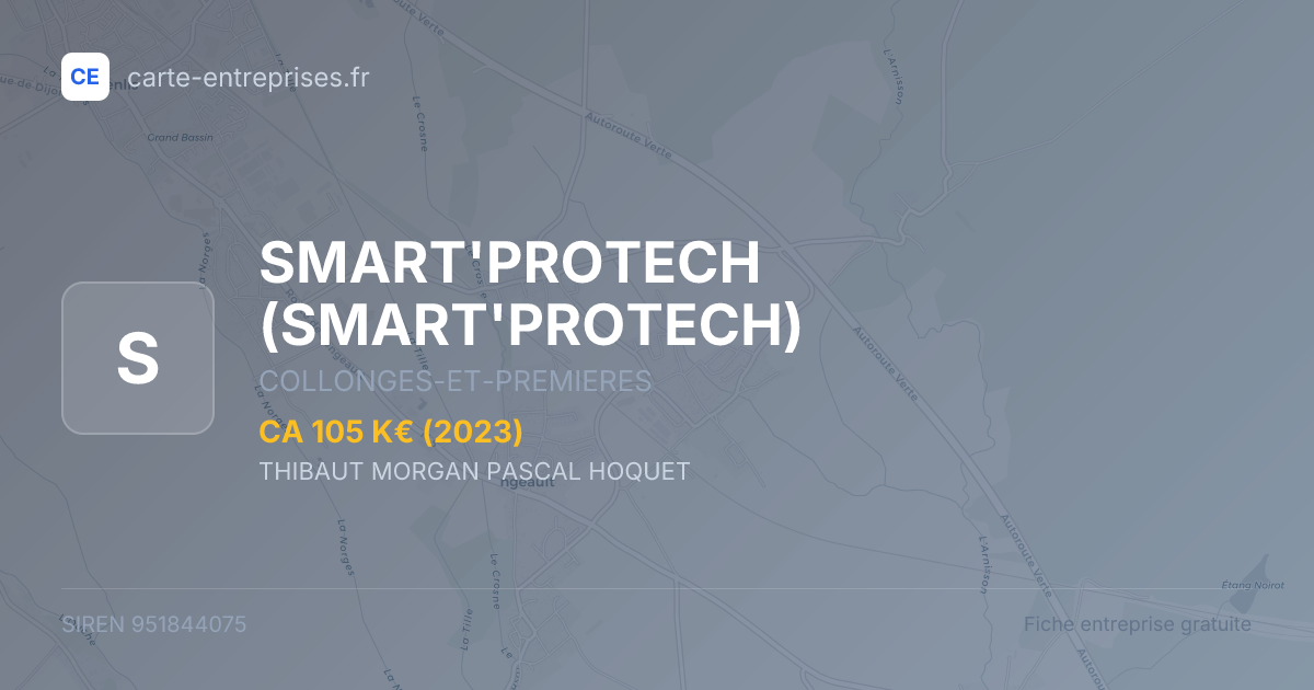 SMART'PROTECH — 951844075 — fiche entreprise