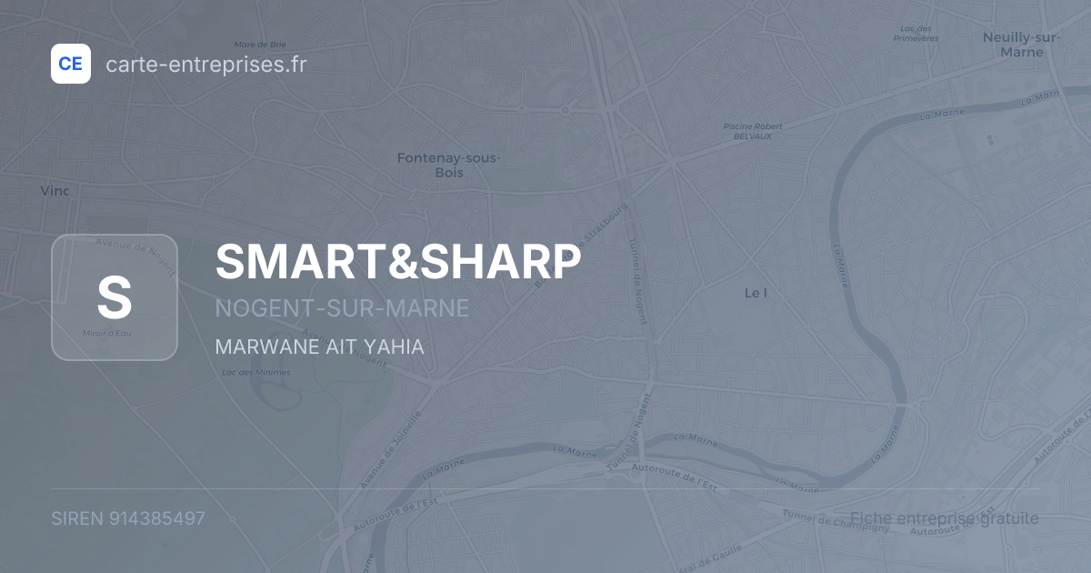 SMART&SHARP — 914385497 — fiche entreprise