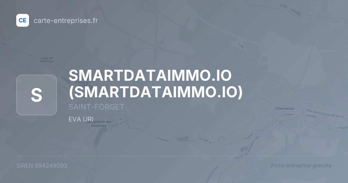 SMARTDATAIMMO.IO — 894249093 — fiche entreprise