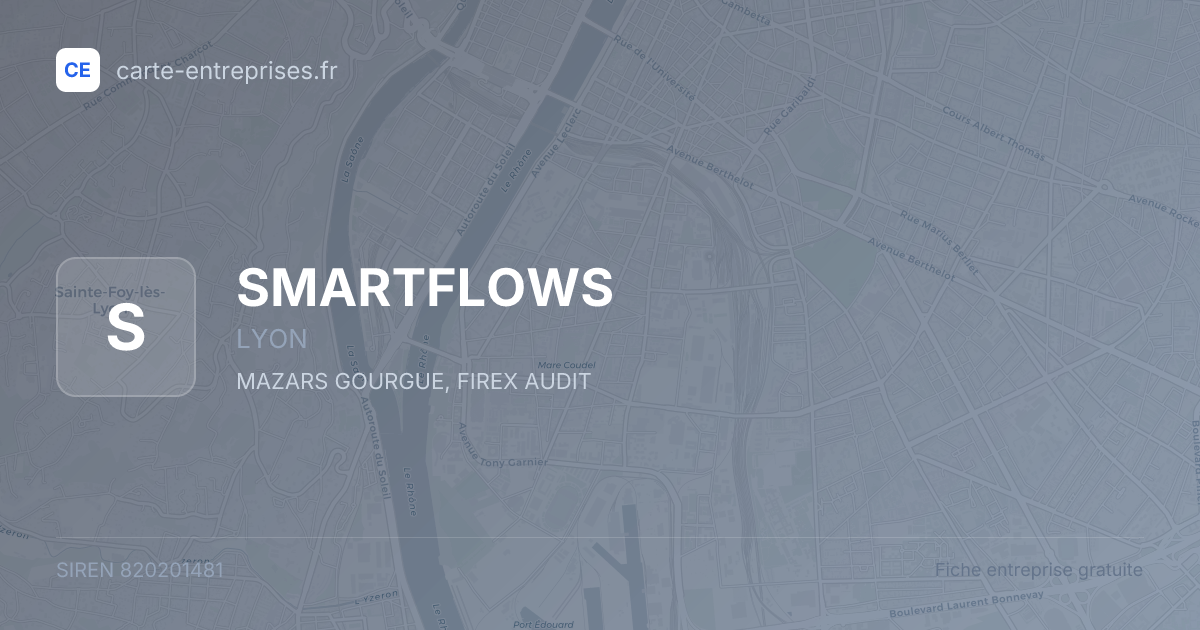 SMARTFLOWS — 820201481 — fiche entreprise