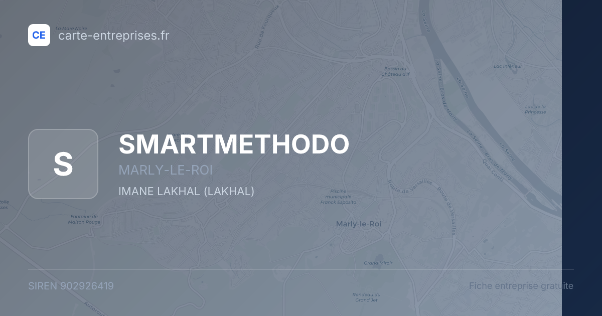 SMARTMETHODO — 902926419 — fiche entreprise