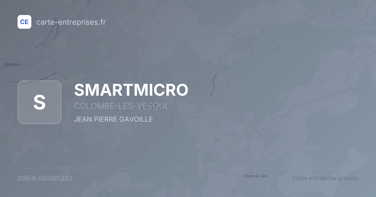 SMARTMICRO — 480385293 — fiche entreprise