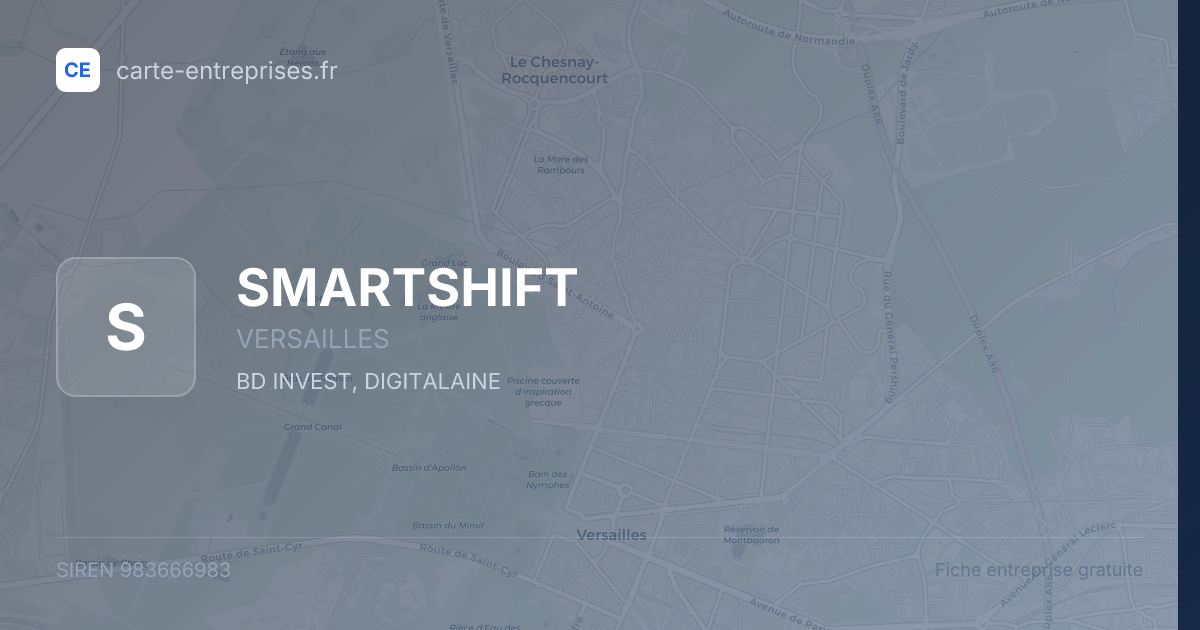 SMARTSHIFT — 983666983 — fiche entreprise