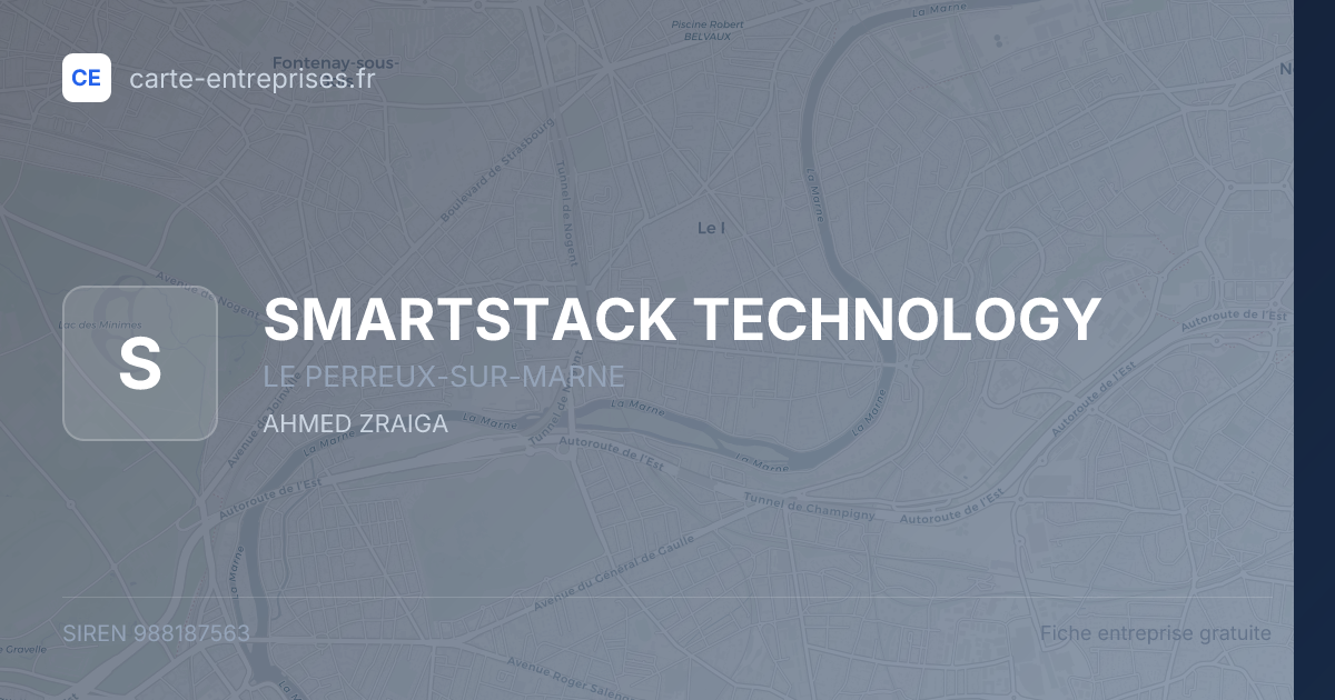 SMARTSTACK TECHNOLOGY — 988187563 — fiche entreprise