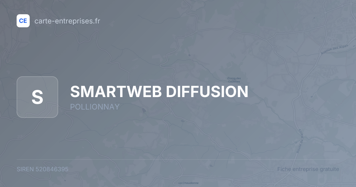SMARTWEB DIFFUSION — 520846395 — fiche entreprise