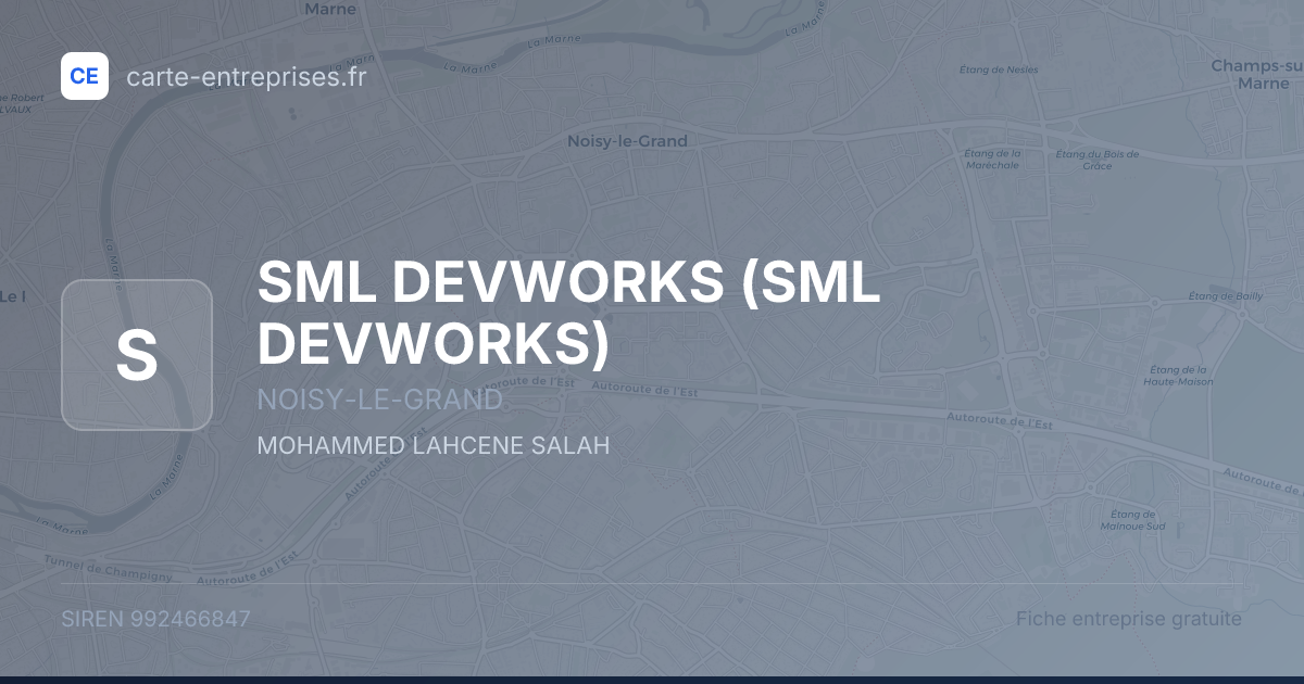 SML DEVWORKS — 992466847 — fiche entreprise