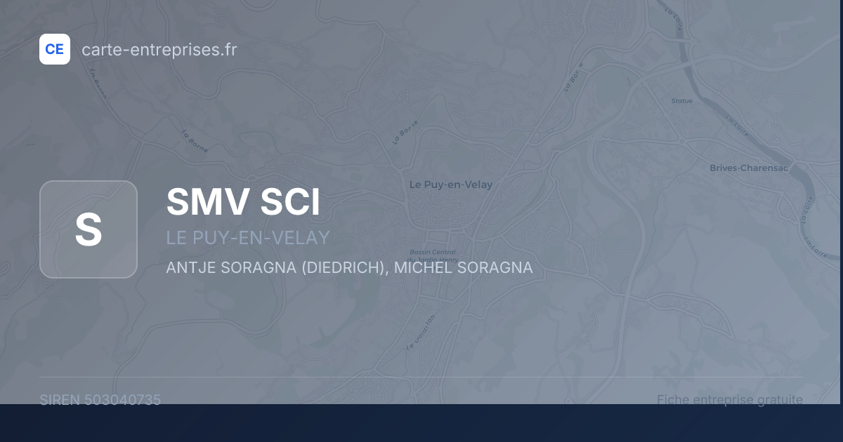 SMV SCI — 503040735 — fiche entreprise