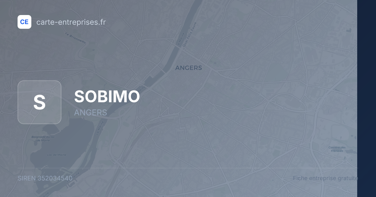 SOBIMO — 352034540 — fiche entreprise