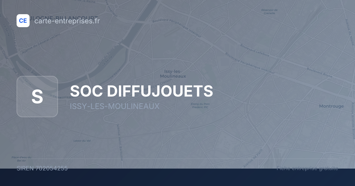 SOC DIFFUJOUETS — 702054255 — fiche entreprise