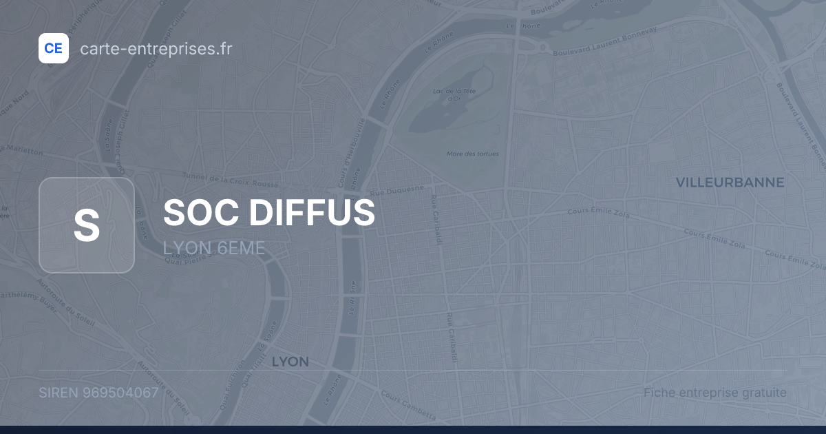 SOC DIFFUS — 969504067 — fiche entreprise