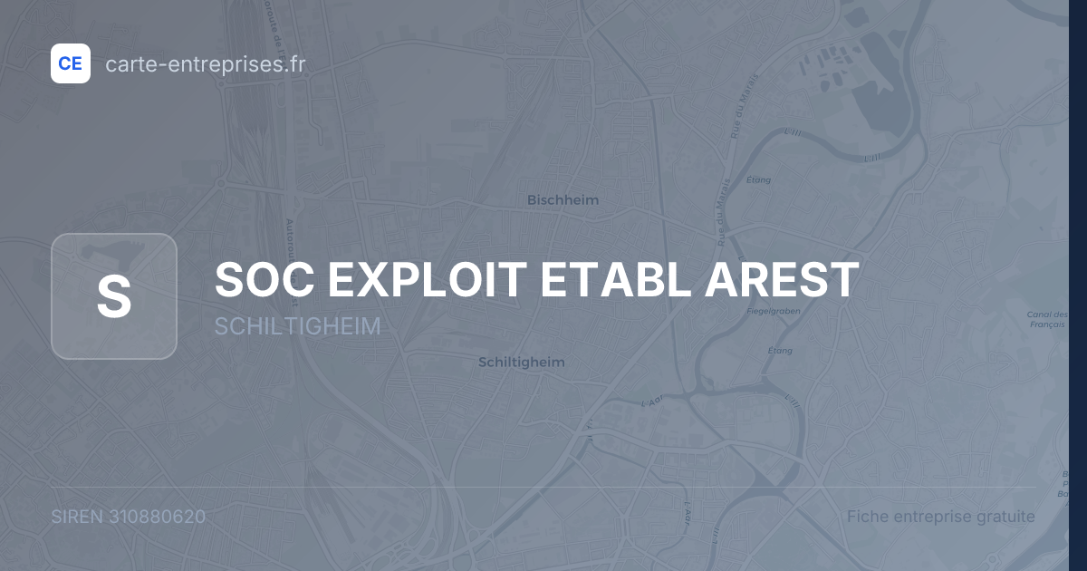 SOC EXPLOIT ETABL AREST — 310880620 — fiche entreprise