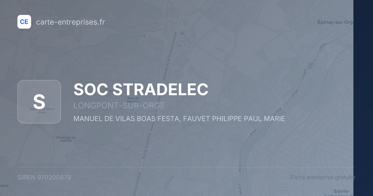 SOC STRADELEC — 970200879 — fiche entreprise