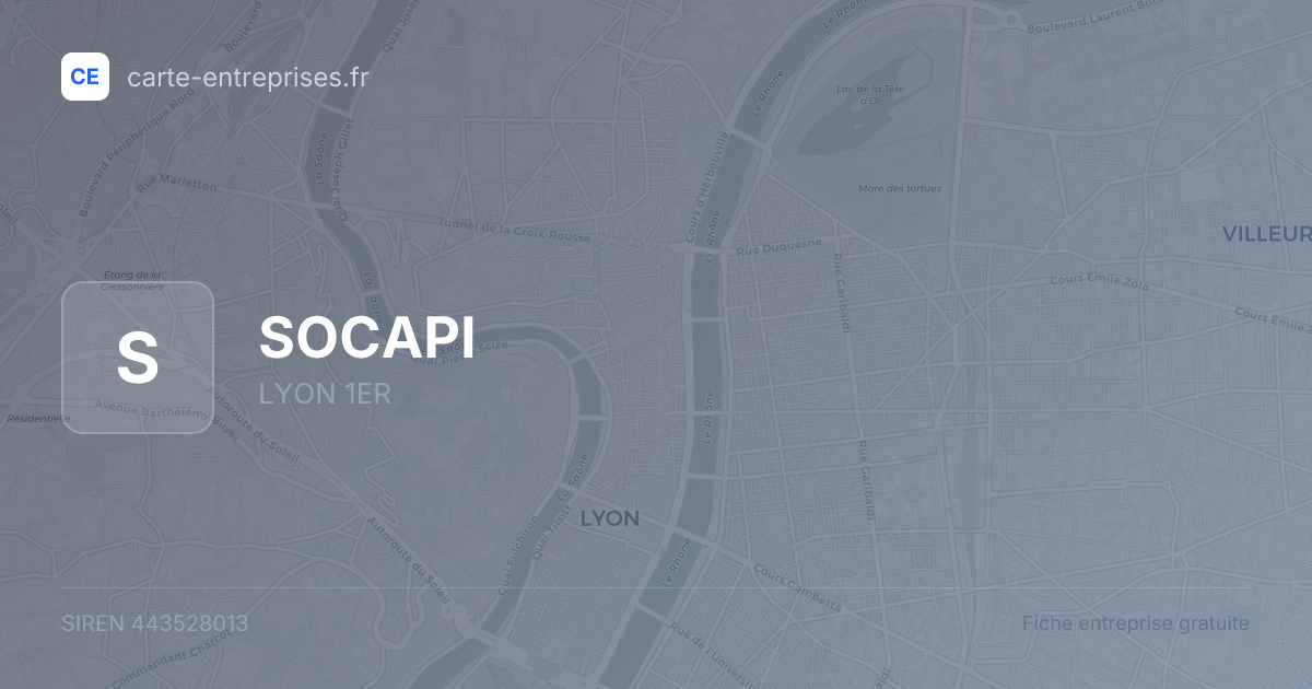 SOCAPI — 443528013 — fiche entreprise