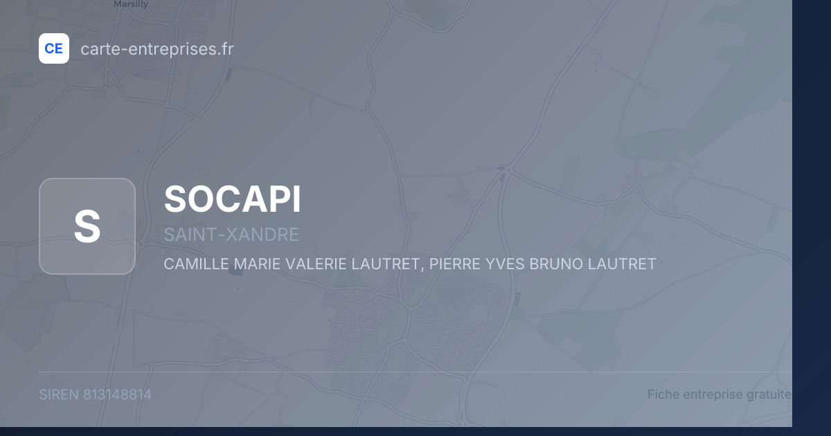 SOCAPI — 813148814 — fiche entreprise