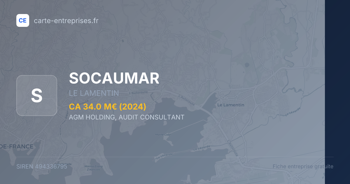 SOCAUMAR — 494336795 — fiche entreprise