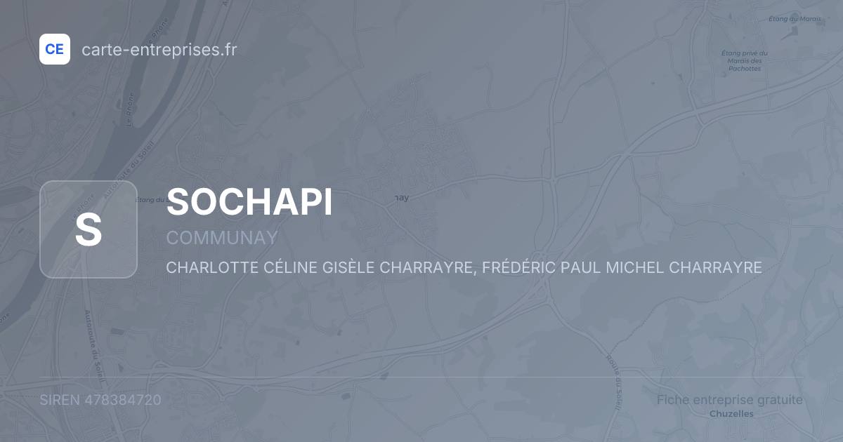 SOCHAPI — 478384720 — fiche entreprise
