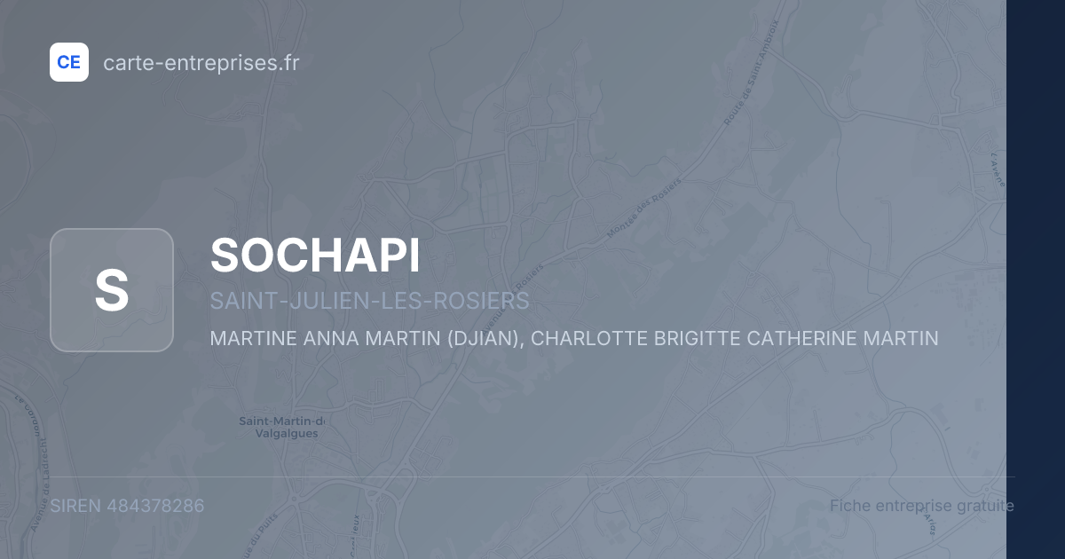 SOCHAPI — 484378286 — fiche entreprise