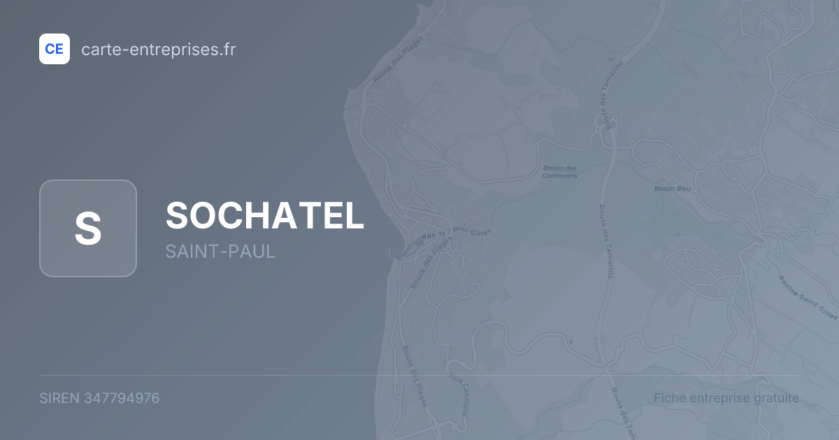 SOCHATEL — 347794976 — fiche entreprise