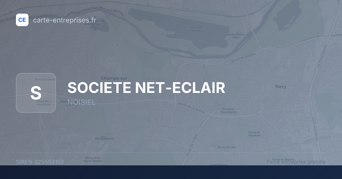 SOCIETE NET-ECLAIR — 325592152 — fiche entreprise