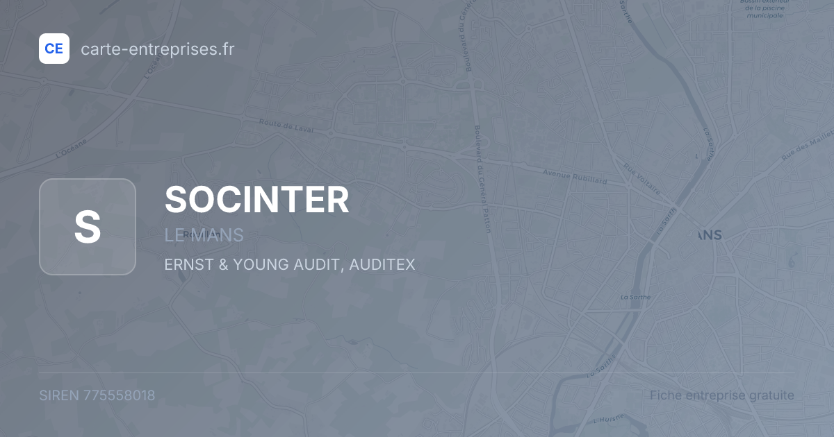 SOCINTER — 775558018 — fiche entreprise