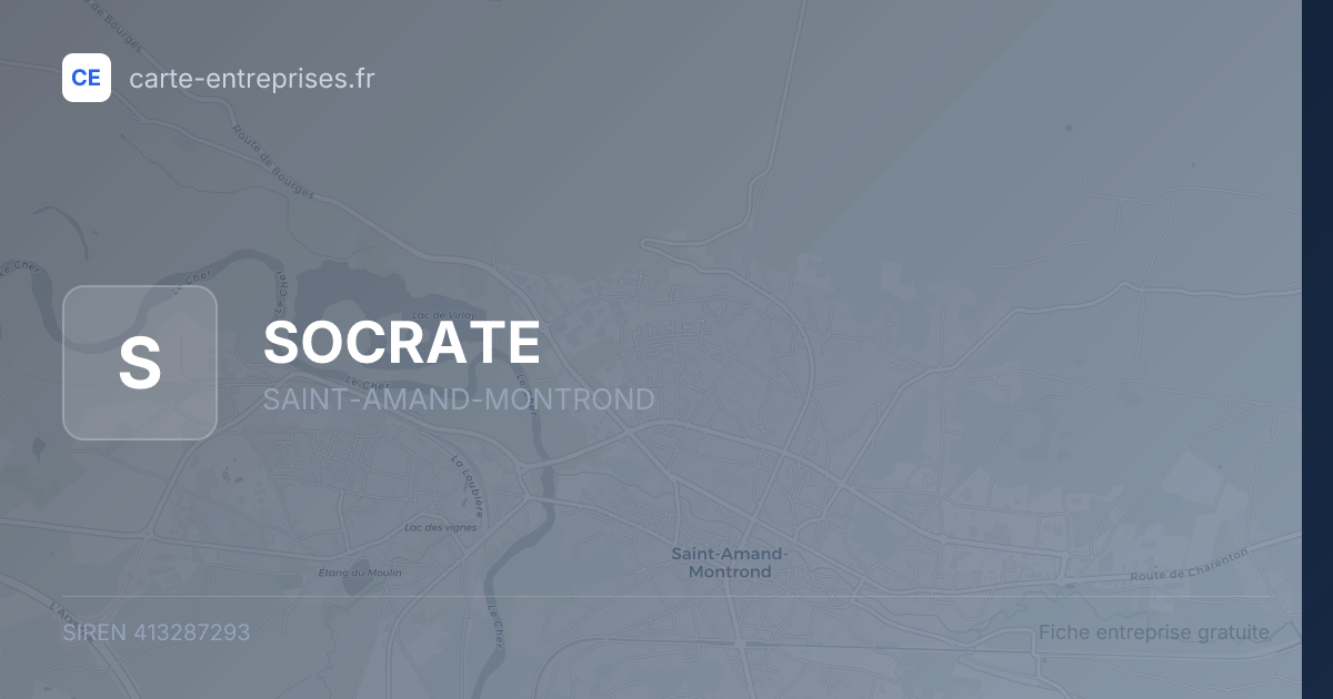 SOCRATE — 413287293 — fiche entreprise