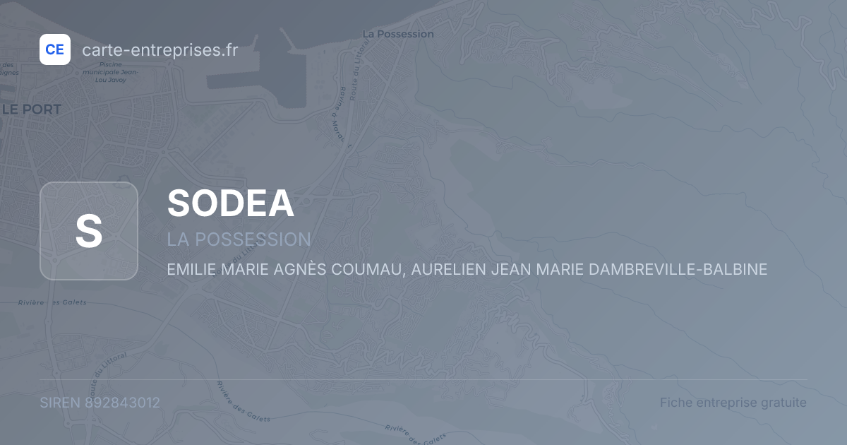 SODEA — 892843012 — fiche entreprise
