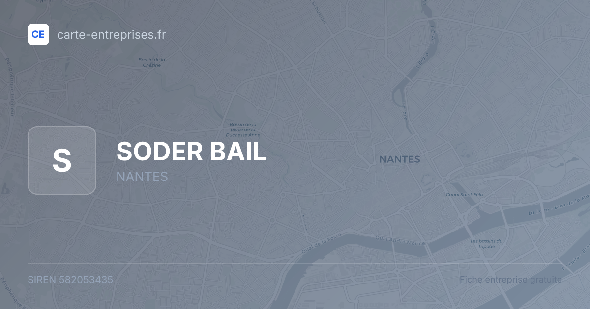 SODER BAIL — 582053435 — fiche entreprise