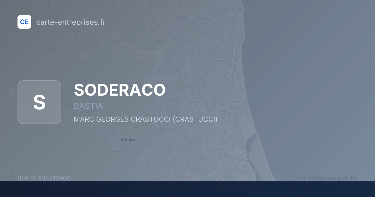 SODERACO — 435215900 — fiche entreprise