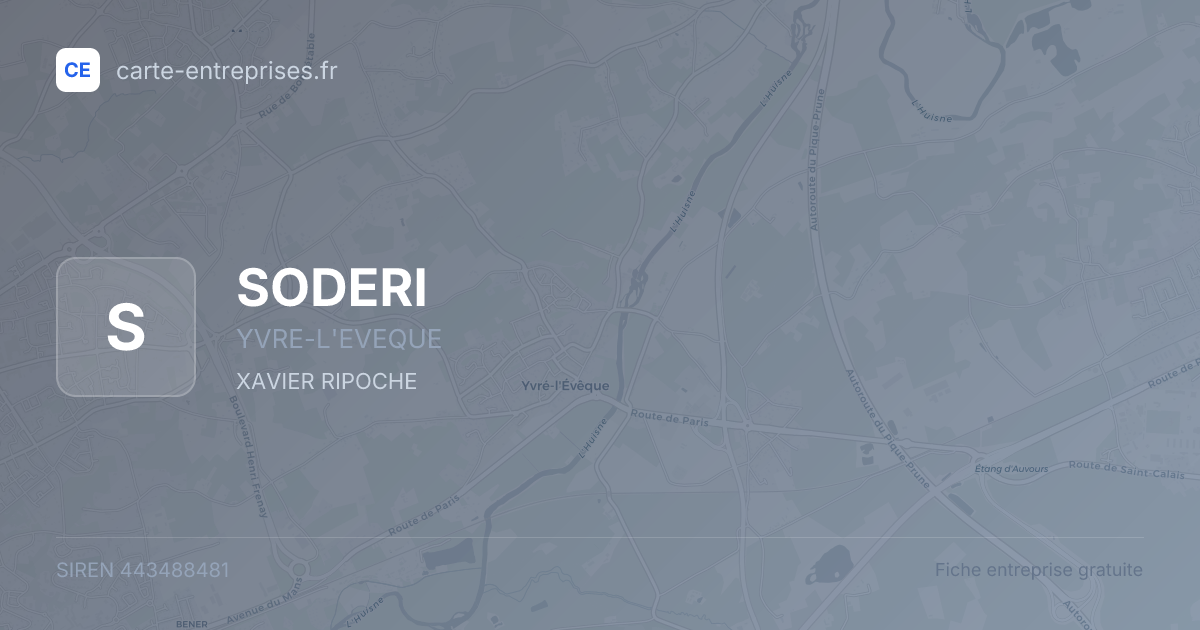 SODERI — 443488481 — fiche entreprise