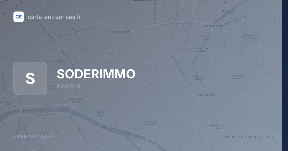 SODERIMMO — 382746576 — fiche entreprise